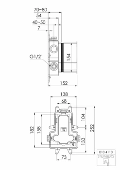 Steinberg UP Unterputzkörper Für Thermostat Mit Mengen- Und Temperaturregulierung 0104110 7 Steinberg UP Unterputzkörper Für Thermostat Mit Mengen- Und Temperaturregulierung 0104110 -Bad Zubehörgeschäft 010 4110 tz 1280x1280