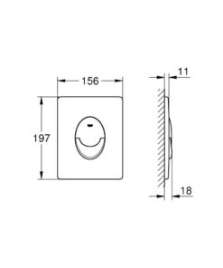 GROHE Start Abdeckplatte Schwarz Matt 38964KF0 11 GROHE Start Abdeckplatte Schwarz Matt 38964KF0 -Bad Zubehörgeschäft 100253593 1280x1280