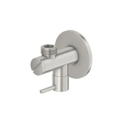 Steinberg Serie 100 Eckventil M. 3/8"-Anschluss F. Flexschlauch, Brushed Nickel