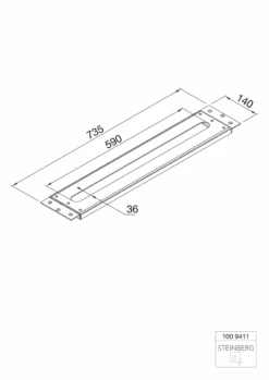 Steinberg Serie 100 Montageplatte Für Waschtisch- U. Wannen Armaturen Wannenstandarmaturen 1009411 -Bad Zubehörgeschäft 100 9411 tz 1280x1280