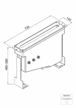 Steinberg Serie 100 Montagegestell Mit Montageplatte 1009511 -Bad Zubehörgeschäft 100 9511 tz 1280x1280