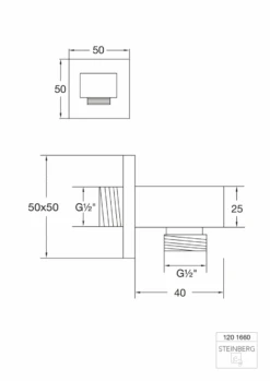 Steinberg Serie 120 Brauseanschlussbogen 1/2'', 1201660 Chrom 5 Steinberg Serie 120 Brauseanschlussbogen 1/2'', 1201660 Chrom -Bad Zubehörgeschäft 120 1660 tz 1280x1280