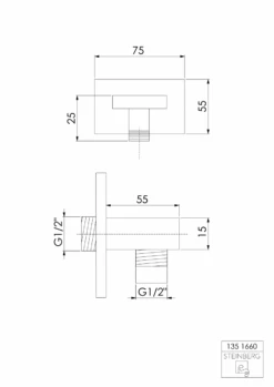 Steinberg Serie 135 Brauseanschlussbogen 1/2'', 1351660 Chrom 5 Steinberg Serie 135 Brauseanschlussbogen 1/2'', 1351660 Chrom -Bad Zubehörgeschäft 135 1660 tz 1280x1280