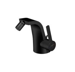 Steinberg Serie 260 Bidet-Einhebelmischer M. Ablaufgarnitur, Matt Black, 260 1300 S