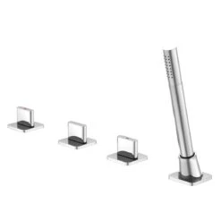 Steinberg Serie 230 4-Loch Wanne/Brause-Standarmatur 2302480 Chrom