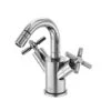 Steinberg Serie 250 Bidet-Zweigriffarmatur M. Ablaufgarnitur, Chrom