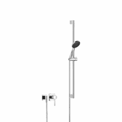 Dornbracht IMO Brause-UP-Einhandbatterie Mit Einzelrosetten Und Duschgarnitur Chrom