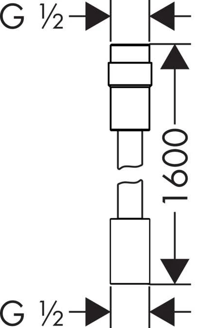Hansgrohe AXOR Brauseschlauch 1,60 M Mit Volumenkontrolle Polished Brass, 28128930 2 Hansgrohe AXOR Brauseschlauch 1,60 M Mit Volumenkontrolle Polished Brass, 28128930 – Bild 2