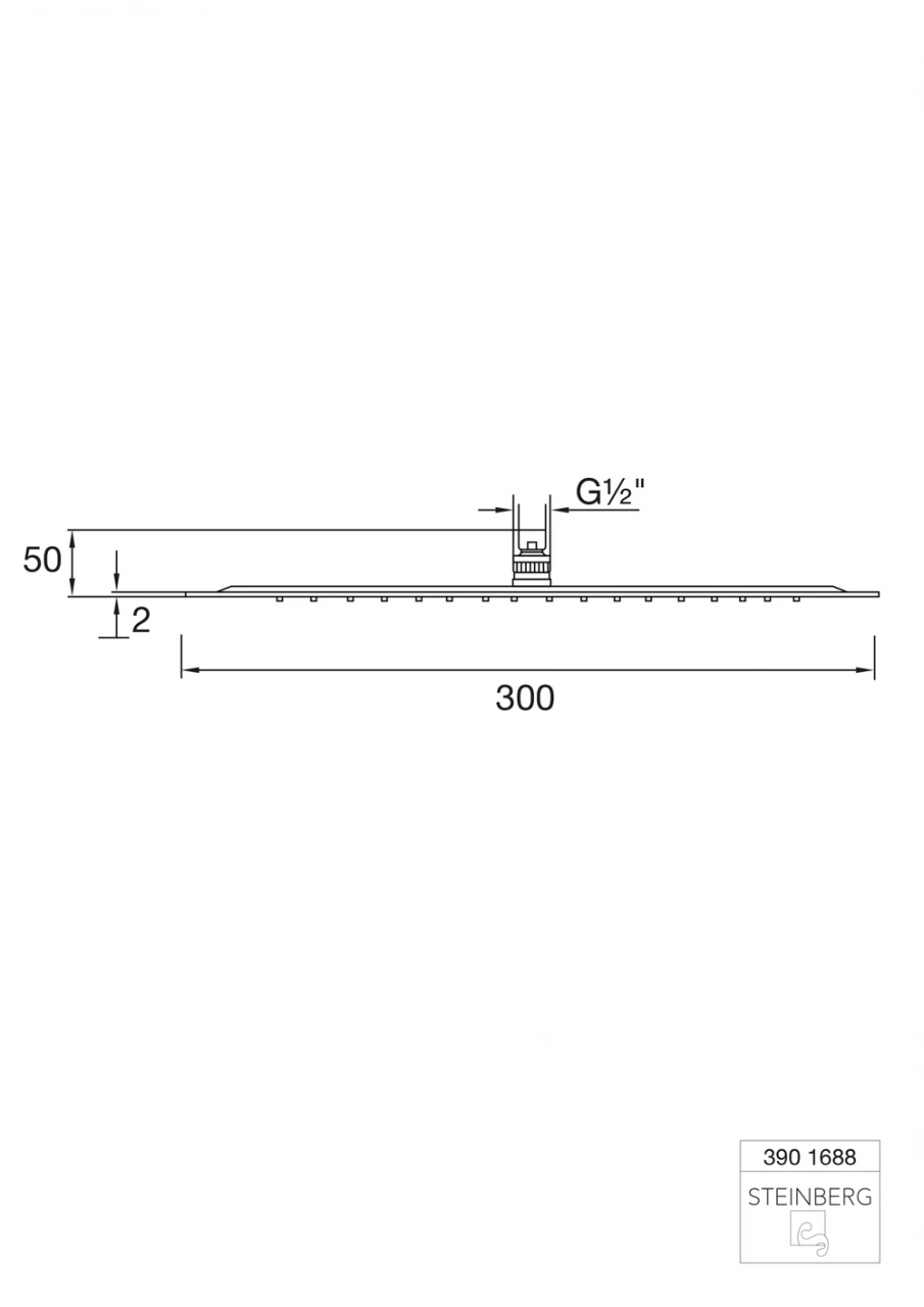 Steinberg Serie 390 Regenbrause Ultraflach, Ø300x2 Mm 3901688 3 Steinberg Serie 390 Regenbrause Ultraflach, Ø300x2 Mm 3901688 – Bild 3