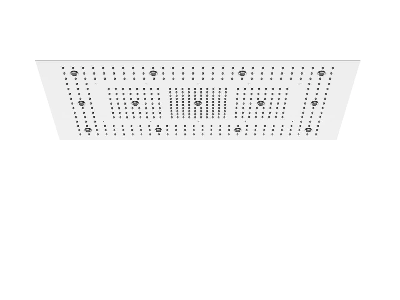 Steinberg Sensual Rain Regenpaneel 1220x620mm, 3- Strahlarten, Für Deckeneinbau 1 Steinberg Sensual Rain Regenpaneel 1220x620mm, 3- Strahlarten, Für Deckeneinbau