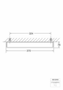 Steinberg Serie 450 Badetuchhalter Aus Messing, Chrom -Bad Zubehörgeschäft 450 2640 tz 1280x1280