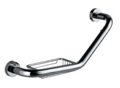 Emco Rondo 2 Wannengriff 413mm, Mit Seifenkorb, Chrom 457100100