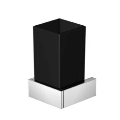 Steinberg Serie 460 Glashalter Chrom Mit Glas Satiniert Schwarz