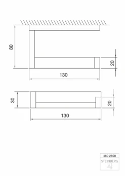 Steinberg Serie 460 Papierhalter Aus Messing, Chrom 5 Steinberg Serie 460 Papierhalter Aus Messing, Chrom -Bad Zubehörgeschäft 460 2800 tz 1280x1280