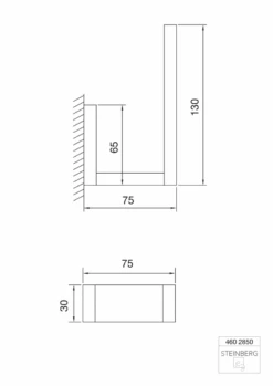 Steinberg Serie 460 Reservepapierhalter Aus Messing,chrom -Bad Zubehörgeschäft 460 2850 tz 1280x1280