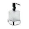 Emco Loft Seifenspender Glas Satiniert, Kunststoffpumpe, Chrom 052100101