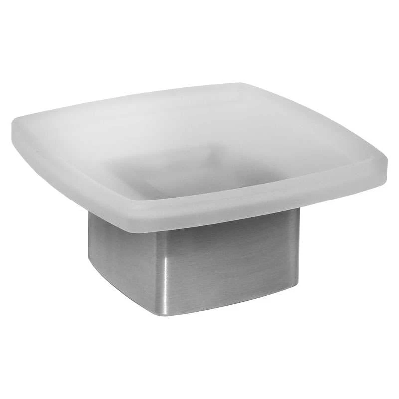 Emco Loft Seifenhalter, Standmodell Kristallglas Satiniert, Emco-steel 053001601 1 Emco Loft Seifenhalter, Standmodell Kristallglas Satiniert, Emco-steel 053001601