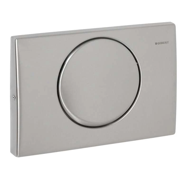 Geberit Delta10 Betätigungsplatte Für Spül-Stopp-Spülung, Verschraubbar Edelstahl 115101005 1 Geberit Delta10 Betätigungsplatte Für Spül-Stopp-Spülung, Verschraubbar Edelstahl 115101005
