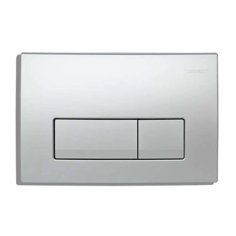 Geberit Delta51 Betätigungsplatte Für 2-Mengen-Spülung Matt Verchromt 115.105.46.1 1 Geberit Delta51 Betätigungsplatte Für 2-Mengen-Spülung Matt Verchromt 115.105.46.1