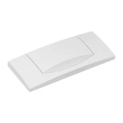 Geberit Betätigungs-Platte 300 T, Betätigung Von Oben Zu UP-Spülkasten, Weiß Alpin 115.333.11.1