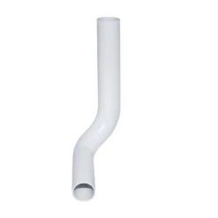 Geberit Spülbogen, Nach Links Abgekröpft, DL 6 Cm, Weiß-alpin