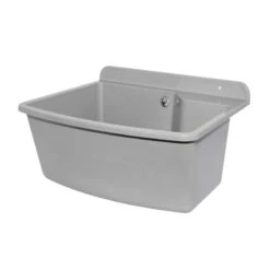 ZELVO MAXIMUS Ausgussbecken Dunkler Granit Waschbecken Waschtrog Spülbecken 61 X 44 X 23,5 Cm