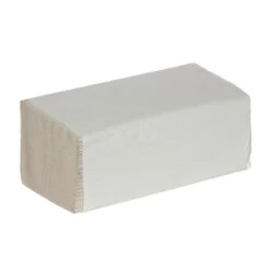 Karton Falthandtuch, Natur, 1-lagig 25 X 23 Cm, ZZ-Falzung, 20x250Blatt/VE 15408-05