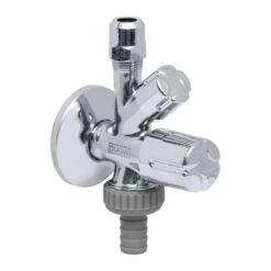 Kombieckventil Kombinationseckventil Eckventil Ohne Belüfter Mit RV Chrom