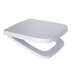 Keramag Renova Nr. 1 Plan WC-Sitz Eckig, Scharniere Aus Edelstahl 572110000