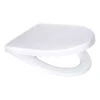 Keramag RENOVA NR. 1 Plan Rund WC-Sitz Weiß (aplin), Scharniere Aus Edelstahl 573070000