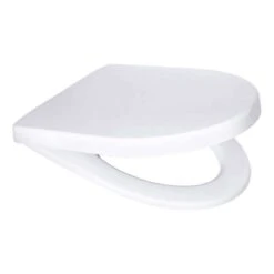 Keramag RENOVA NR. 1 Plan Rund WC-Sitz Weiß (aplin), Scharniere Aus Edelstahl 573070000