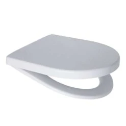 Keramag Geberit WC-Sitz ICon, Metallscharniere Verchromt, Weiß 574120000