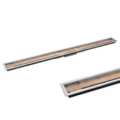 Schlüter - KERDI-LINE-C Fliesenmulde C, 80 Cm Mit 19 Mm-Rahmen Edelstahl V4A Gebürstet KLC19EB80