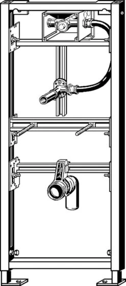 Viega Urinal-Element Viega Eco Plus 8164.5 In 1130mm Stahl Grün -Bad Zubehörgeschäft LDm81645 1280x1280