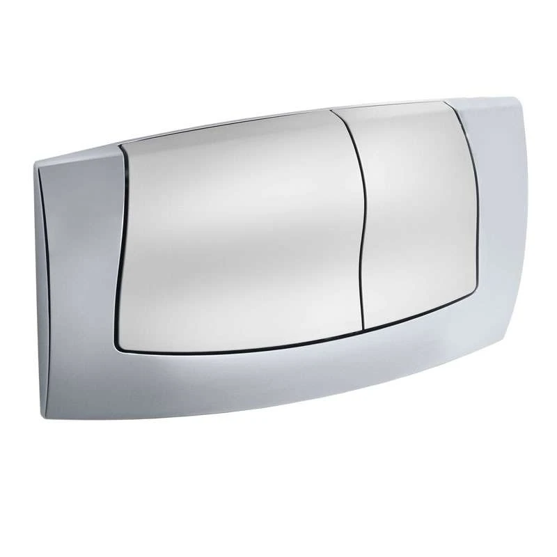 SCHWAB Betätigungsplatte ONDA Glanz/matt Verchromt, Zweimengenspülung, 227747 1 SCHWAB Betätigungsplatte ONDA Glanz/matt Verchromt, Zweimengenspülung, 227747