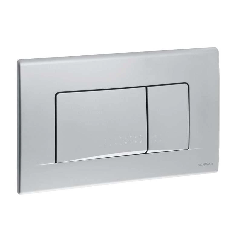 SCHWAB Betätigungsplatte DOTS DUO Matt Verchromt, Zweimengenspülung, 257427 1 SCHWAB Betätigungsplatte DOTS DUO Matt Verchromt, Zweimengenspülung, 257427
