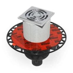 TECEdrainpoint S 130 Ablaufset Senkrecht Mit Seal System Universalflansch 3601300