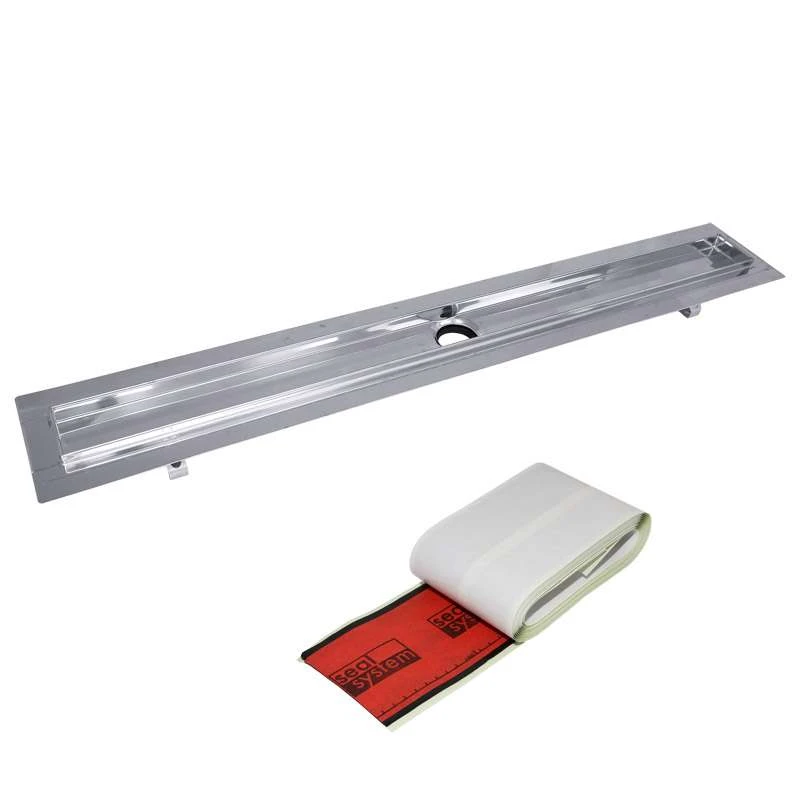 TECEdrainline Duschrinne Gerade 700 Mm Mit Seal System Dichtband 600700 1 TECEdrainline Duschrinne Gerade 700 Mm Mit Seal System Dichtband 600700