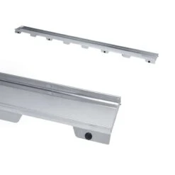 TECEdrainline Fliesenmulde ''plate II'' 1500 Mm Edelstahl, Gerade 601572