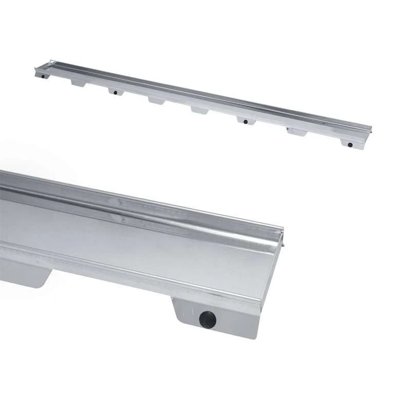 TECEdrainline Fliesenmulde ''plate II'' 700 Mm Edelstahl, Gerade 600772 1 TECEdrainline Fliesenmulde ''plate II'' 700 Mm Edelstahl, Gerade 600772