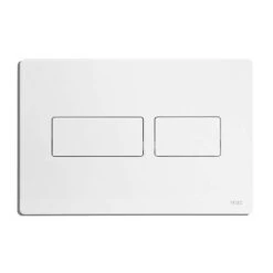 TECEsolid WC-Betätigungsplatte Weiß Glänzend Für Zweimengentechnik 9240432