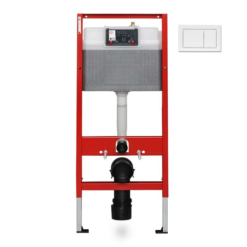 TECE TECEbase WC-Set Bauhöhe 1120mm Mit Betätigungsplatte TECEbase Weiß 9400400 1 TECE TECEbase WC-Set Bauhöhe 1120mm Mit Betätigungsplatte TECEbase Weiß 9400400