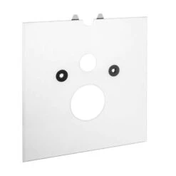 TECElux WC-Glasplatte Für Dusch-WC-Aufsatz Glas Weiß 9650102