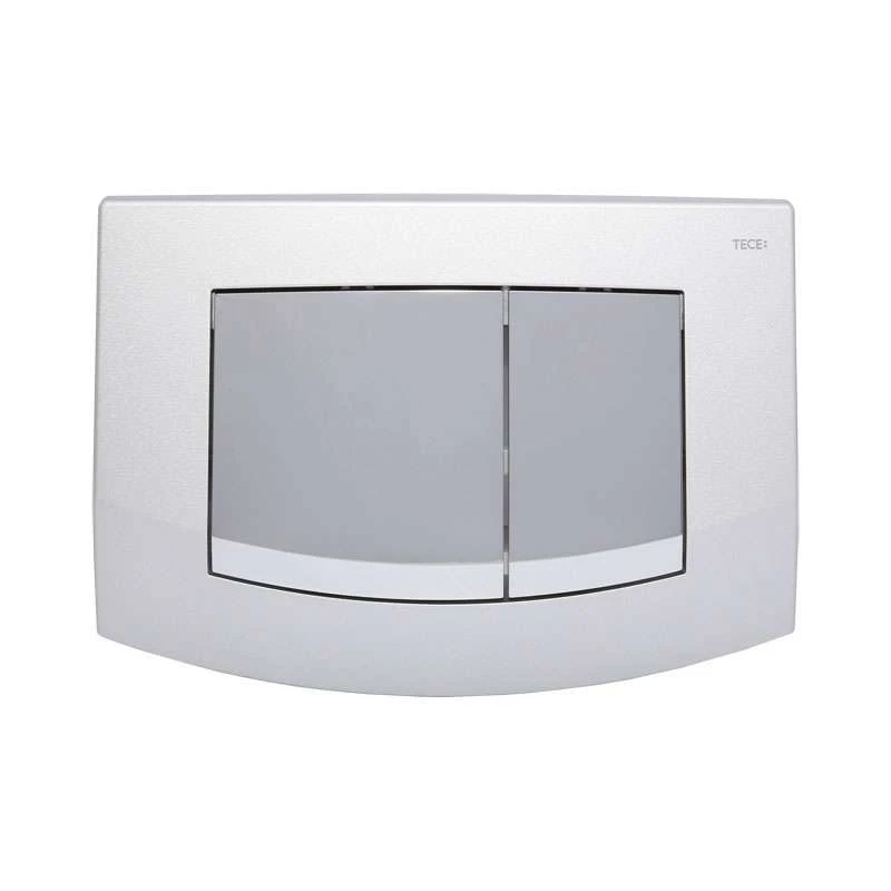 TECE WC-Betätigungsplatte TECEambia Für Zweimengentechnik Rahmen Mattchrom, Tasten Chrom 9.240.253 2 TECE WC-Betätigungsplatte TECEambia Für Zweimengentechnik Rahmen Mattchrom, Tasten Chrom 9.240.253 – Bild 2