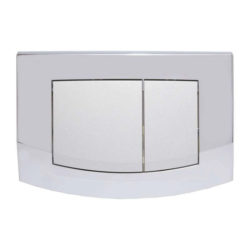 TECE WC-Betätigungsplatte TECEambia Für Zweimengentechnik Rahmen Chrom Glänzend, Tasten Chrom Matt 2 TECE WC-Betätigungsplatte TECEambia Für Zweimengentechnik Rahmen Chrom Glänzend, Tasten Chrom Matt – Bild 2