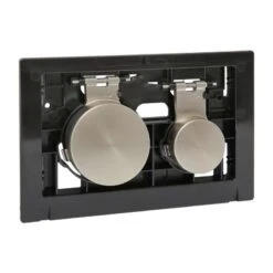 TECE Betätigungeinheit Für TECEloop WC-Betätigungsplatte, Tasten Edelstahl Rundgebürstet 9240669