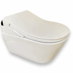 TOTO WASHLET RX Dusch-WC-Set M. Fernbedienung Wand-WC Randlos Weiß TCF794CG + CW542ERY