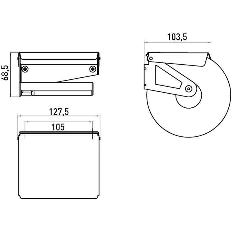 Emco Polo Papierhalter Mit Rolle Und Deckel, Chrom 070000101 2 Emco Polo Papierhalter Mit Rolle Und Deckel, Chrom 070000101 – Bild 2