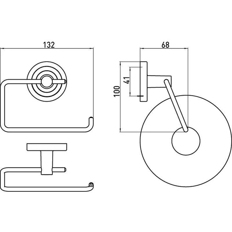 Emco Polo Papierhalter Ohne Deckel, Chrom 070000102 2 Emco Polo Papierhalter Ohne Deckel, Chrom 070000102 – Bild 2