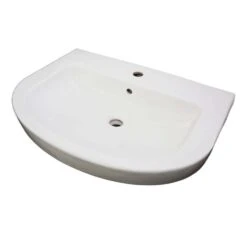 Villeroy & Boch Waschtisch SUBWAY 2.0, 650 X 490 Mm, Mit Überlauf, Weiß Ceramicplus